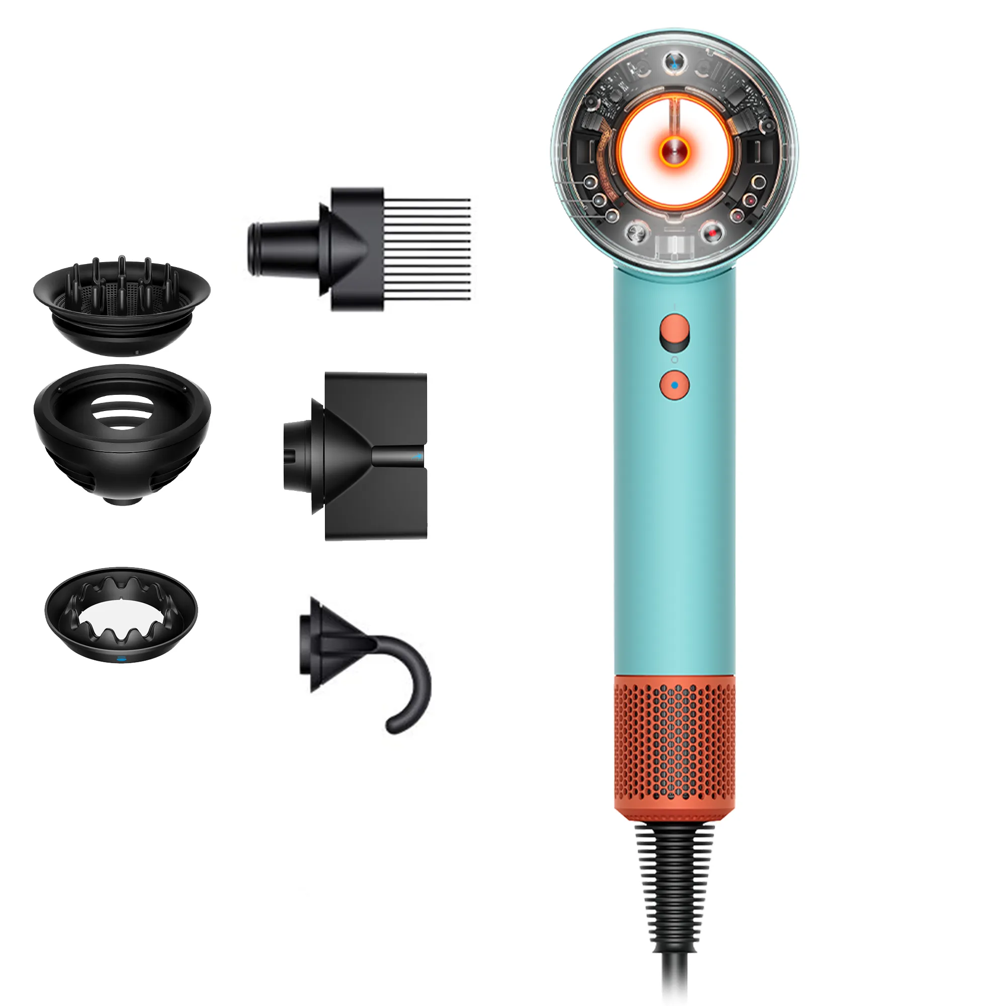 Фен Dyson Supersonic Nural HD16 Ceramic Patina/Topaz