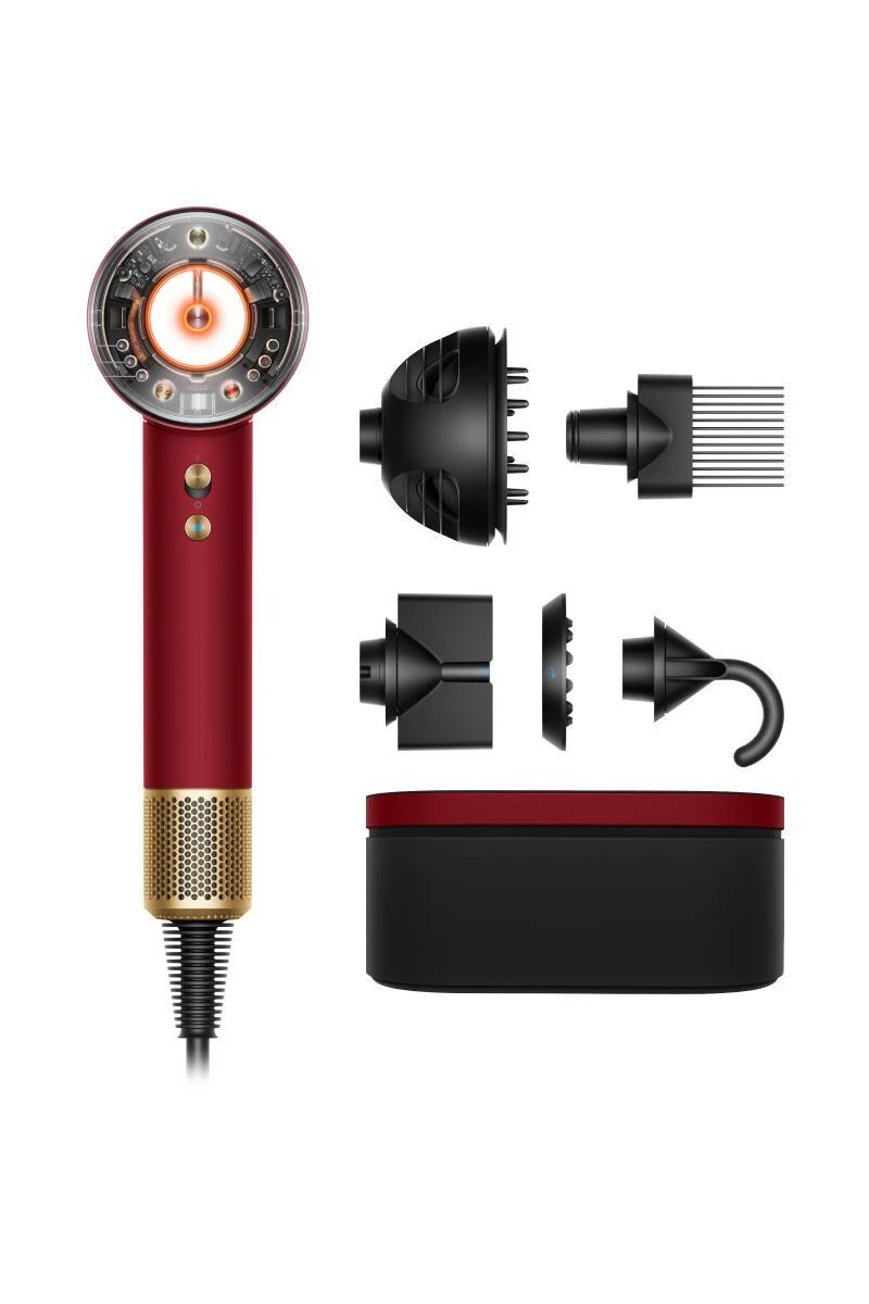 Фен Dyson Supersonic Nural HD16 Red Velvet/Gold